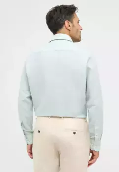 Рубашка Eterna с длинными рукавами "MODERN FIT", бирюзовый