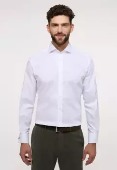 Рубашка Eterna с длинными рукавами "MODERN FIT", белый