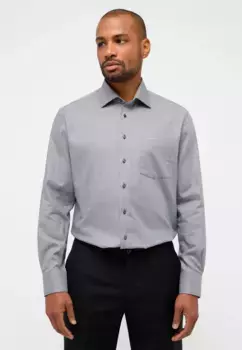 Рубашка Eterna с длинными рукавами "MODERN FIT", серый