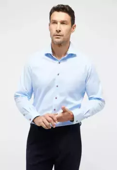 Рубашка Eterna с длинными рукавами "MODERN FIT", голубой