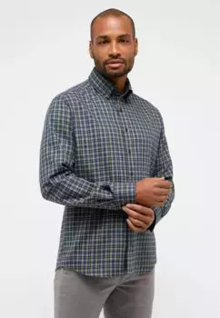 Рубашка Eterna с длинными рукавами "MODERN FIT", синий