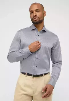 Рубашка Eterna с длинными рукавами "MODERN FIT", серый