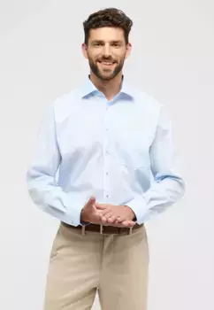 Рубашка Eterna с длинными рукавами "MODERN FIT", голубой