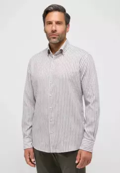 Рубашка Eterna с длинными рукавами "MODERN FIT", коричневый