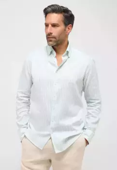 Рубашка Eterna с длинными рукавами "MODERN FIT", мятный