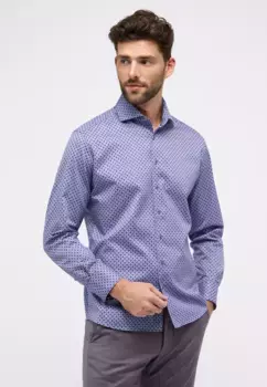 Рубашка Eterna с длинными рукавами "MODERN FIT", синий