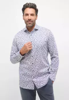 Рубашка Eterna с длинными рукавами "MODERN FIT", синий