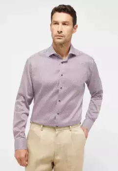 Рубашка Eterna с длинными рукавами "MODERN FIT", красный