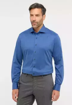 Рубашка Eterna с длинными рукавами "MODERN FIT", синий