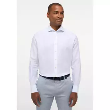 Рубашка Eterna с длинными рукавами "MODERN FIT", белый