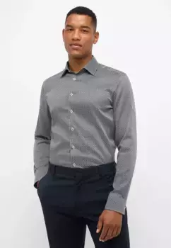 Рубашка Eterna с длинными рукавами "SLIM FIT", черный