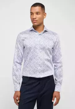 Рубашка Eterna с длинными рукавами "SLIM FIT", синий