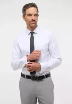 Рубашка Eterna с длинными рукавами "SLIM FIT", белый