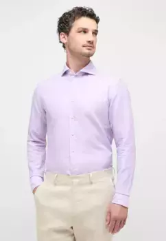 Рубашка Eterna с длинными рукавами "SLIM FIT", цвет Lavender