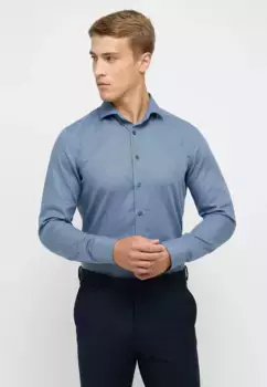 Рубашка Eterna с длинными рукавами "SLIM FIT", джинсовый