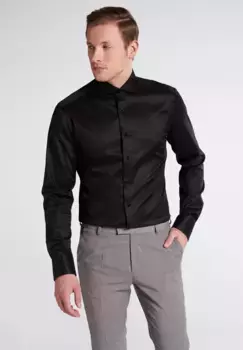 Рубашка Eterna с длинными рукавами "SLIM FIT", черный