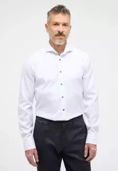 Рубашка Eterna с длинными рукавами "SLIM FIT", белый