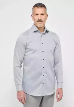 Рубашка Eterna с длинными рукавами "SLIM FIT", серый