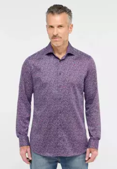 Рубашка Eterna с длинными рукавами "SLIM FIT", красный