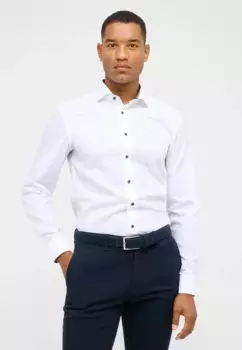 Рубашка Eterna с длинными рукавами "SLIM FIT", белый