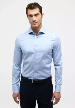 Рубашка Eterna с длинными рукавами "SLIM FIT", голубой