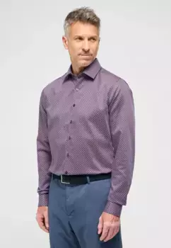 Рубашка Eterna с длинными рукавами "SLIM FIT", красный