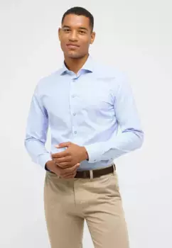 Рубашка Eterna с длинными рукавами "SLIM FIT", голубой