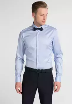 Рубашка Eterna с длинными рукавами "SLIM FIT", голубой