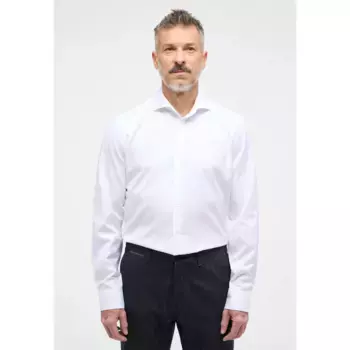 Рубашка Eterna с длинными рукавами "SLIM FIT", белый
