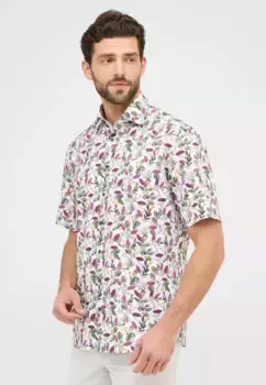 Рубашка Eterna с короткими рукавами "COMFORT FIT", цвет Magnolia