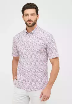 Рубашка Eterna с короткими рукавами "MODERN FIT", красный
