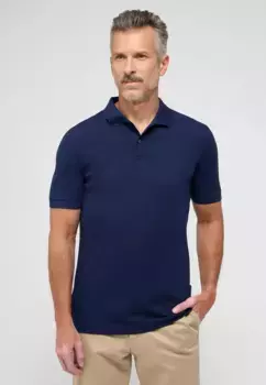 Рубашка Eterna с короткими рукавами "SLIM FIT", цвет морской волны