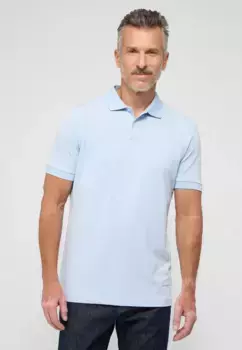 Рубашка Eterna с короткими рукавами "SLIM FIT", голубой