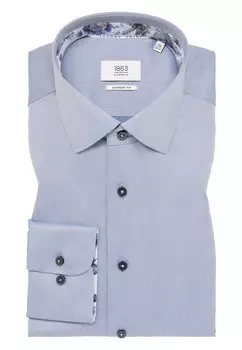 Рубашка Eterna, сине-серый