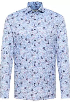 Рубашка Eterna SLIM FIT, синий