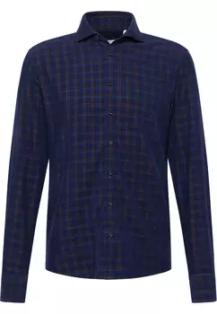 Рубашка Eterna SLIM FIT, темно синий