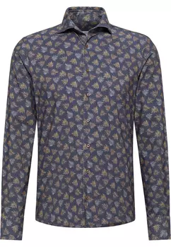 Рубашка Eterna SLIM FIT, темно синий
