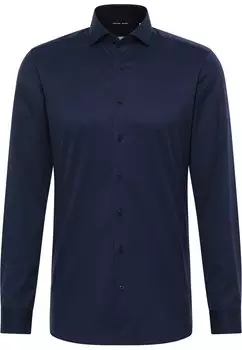 Рубашка Eterna SLIM FIT, темно синий