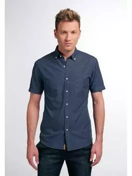 Рубашка Eterna, темно-синий