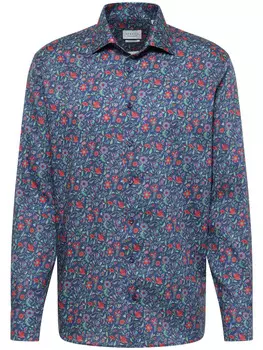 Рубашка Eterna, темно-синий