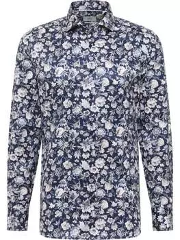 Рубашка Eterna, темно-синий