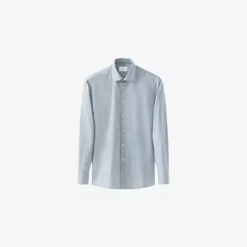 Рубашка Eton с принтом попугаев, голубой