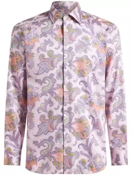 Рубашка ETRO Maxi Flower Paisley, розовый