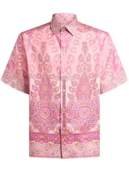 Рубашка ETRO с коротким рукавом, розовый