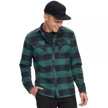 Рубашка evo Heavyweight Stretch Flannel, цвет Dark Cedar / Black