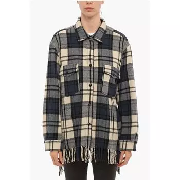 Рубашка EXPLORER с клетчатым мотивом, двойным нагрудным карманом и Woolrich, Blue