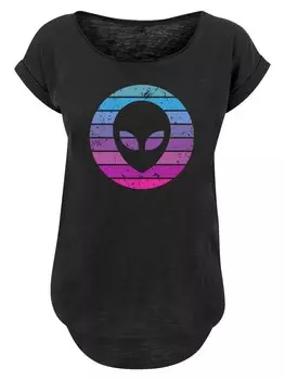Рубашка F4NT4STIC Alien Kopf, черный
