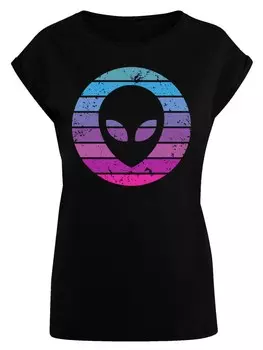 Рубашка F4NT4STIC Alien Kopf, черный