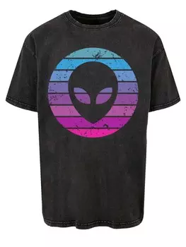 Рубашка F4NT4STIC Alien Kopf, черный