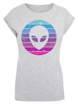 Рубашка F4NT4STIC Alien Kopf, серый